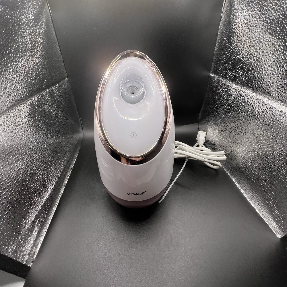 Visage Ionic Facial Steamer Face Sauna Skin Care Spa Mist RoseGold Device Tested - Picture 8 of 8